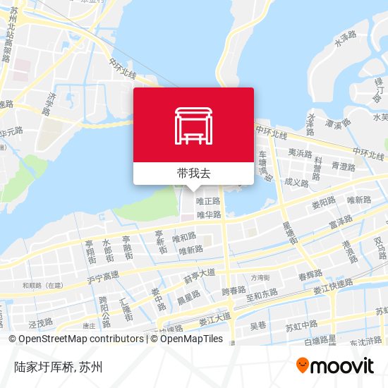 陆家圩厍桥地图