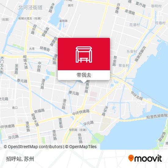 招呼站地图