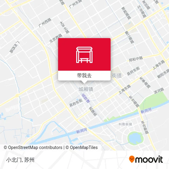 小北门地图