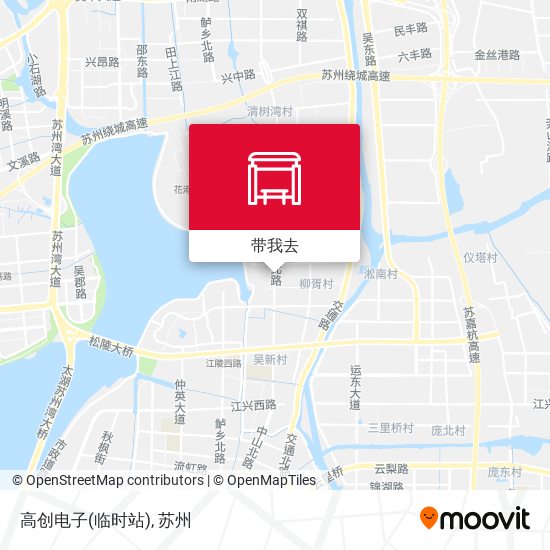 高创电子(临时站)地图