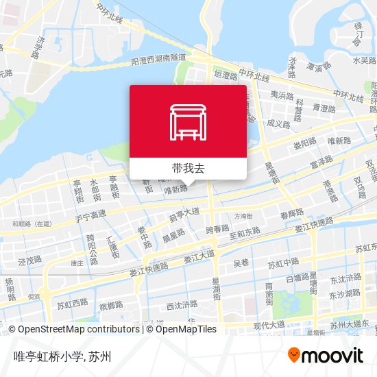 唯亭虹桥小学地图