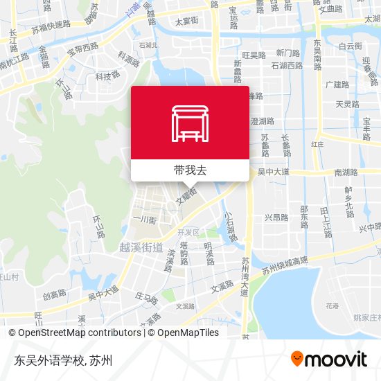 东吴外语学校地图