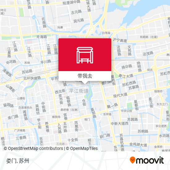 娄门地图