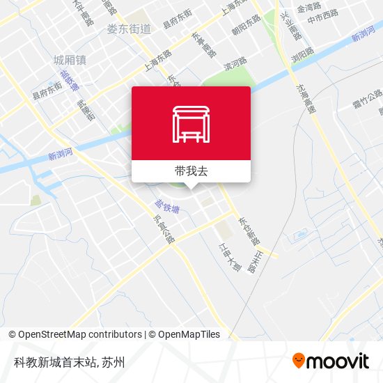 科教新城首末站地图
