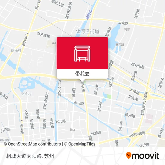 相城大道太阳路地图