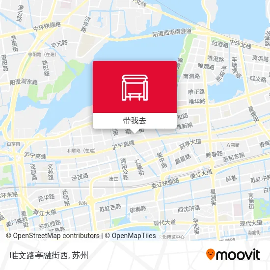 唯文路亭融街西地图