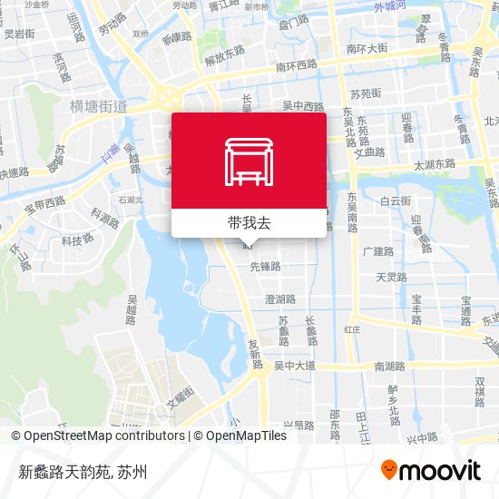 新蠡路天韵苑地图
