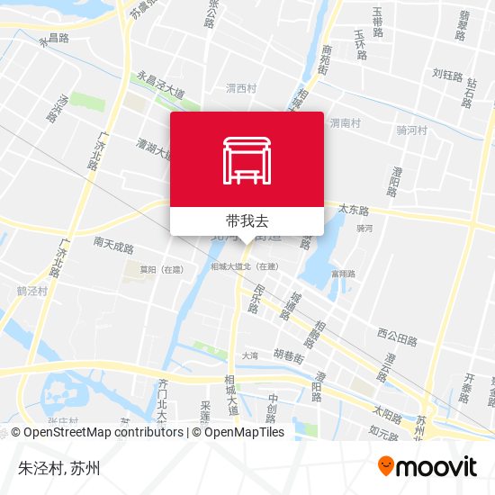 朱泾村地图