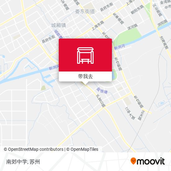 南郊中学地图