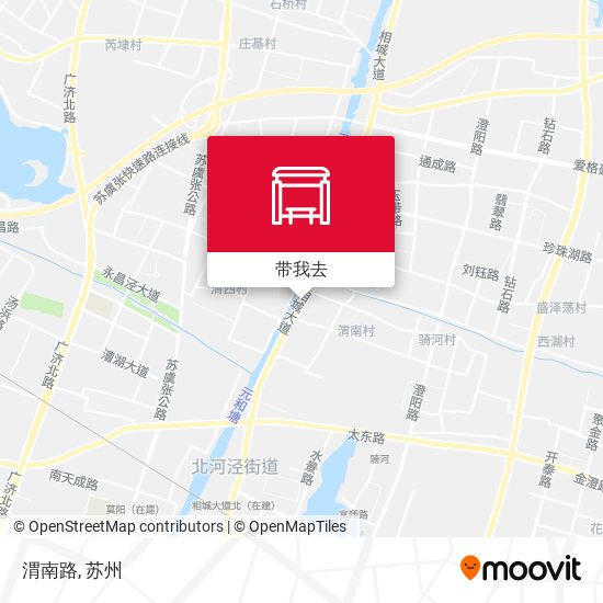 渭南路地图