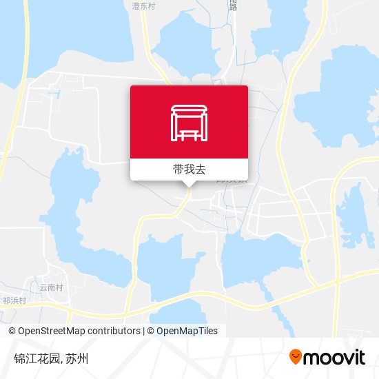 锦江花园地图