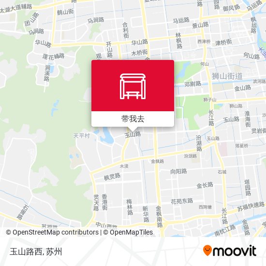 玉山路西地图