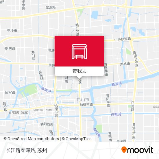 长江路春晖路地图