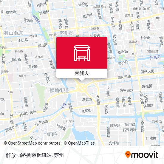 解放西路换乘枢纽站地图