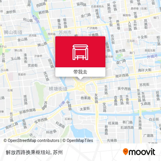 解放西路换乘枢纽站地图