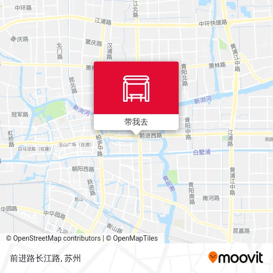 前进路长江路地图