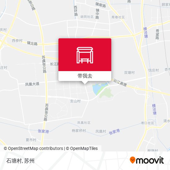 石塘村地图