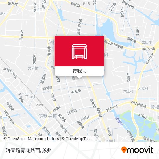 浒青路青花路西地图