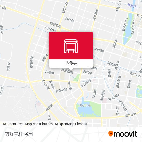 万红三村地图