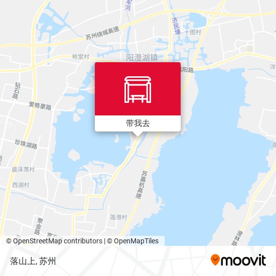 落山上地图