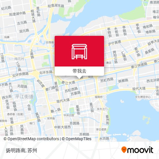 扬明路南地图