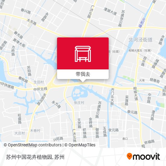 苏州中国花卉植物园地图