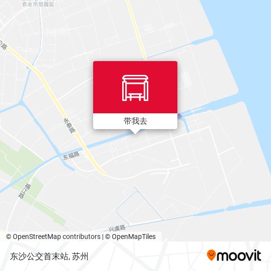 东沙公交首末站地图
