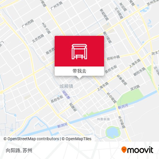 向阳路地图