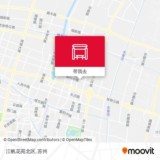 江帆花苑北区地图