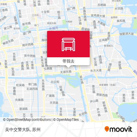 吴中交警大队地图