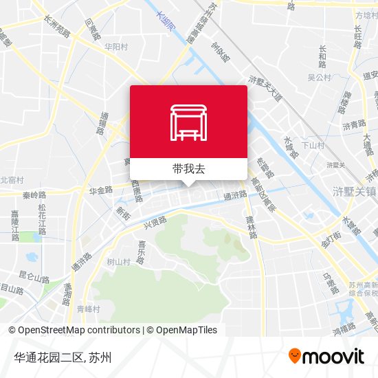 华通花园二区地图