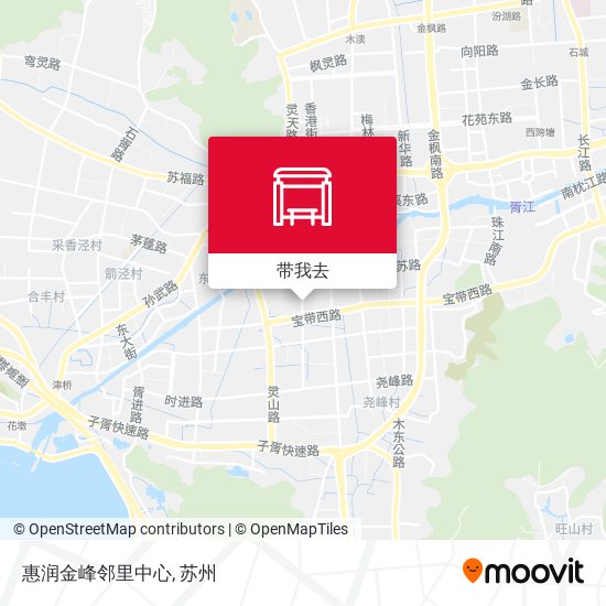 惠润金峰邻里中心地图
