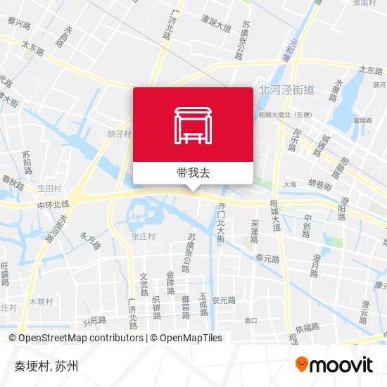 秦埂村地图
