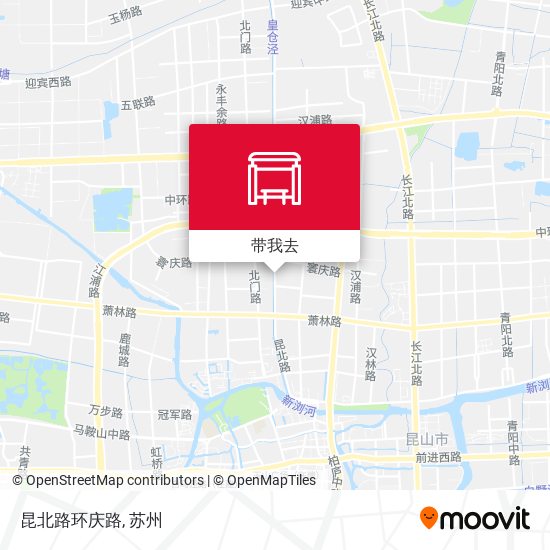 昆北路环庆路地图