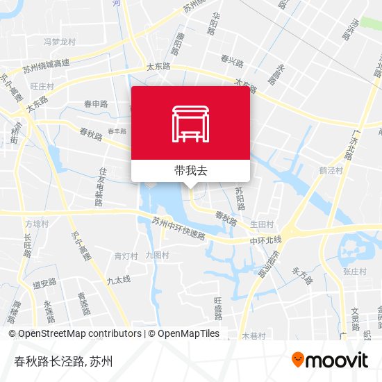 春秋路长泾路地图