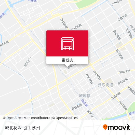城北花园北门地图