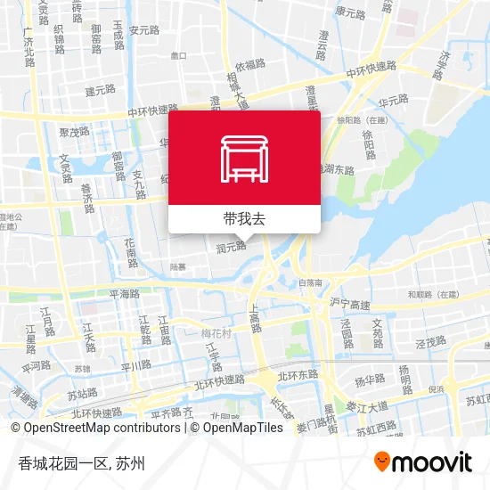香城花园一区地图