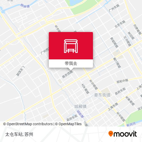 太仓车站地图
