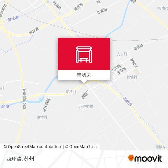 西环路地图