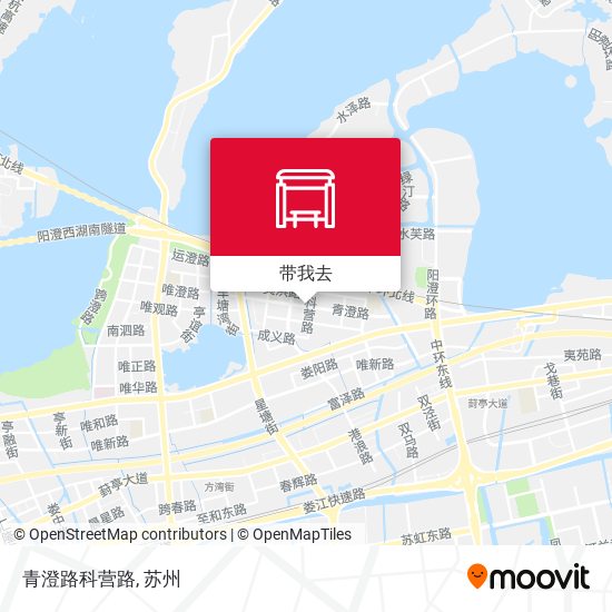 青澄路科营路地图