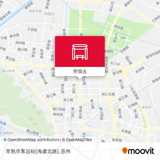 常熟市客运站(海虞北路)地图
