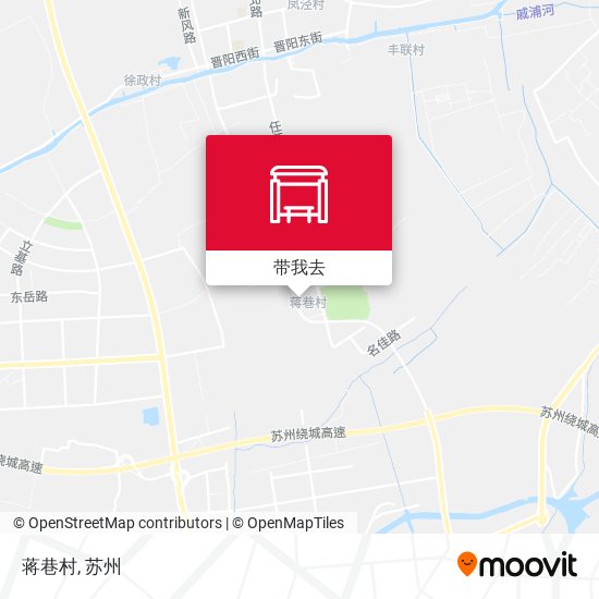 蒋巷村地图