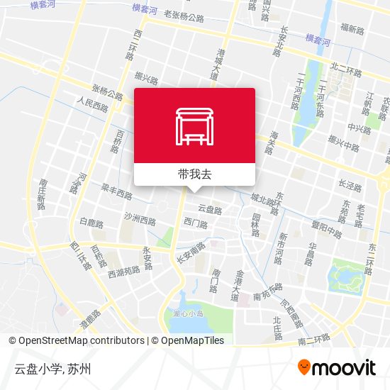 云盘小学地图