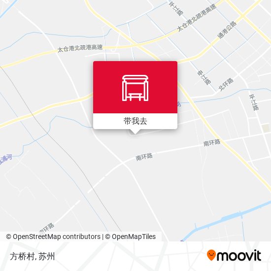 方桥村地图