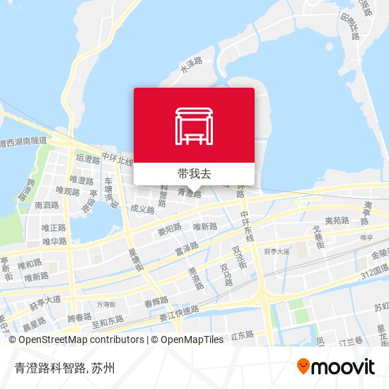 青澄路科智路地图