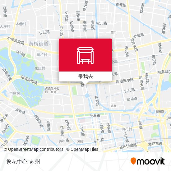 繁花中心地图