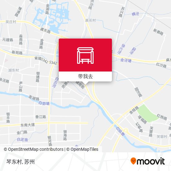 琴东村地图