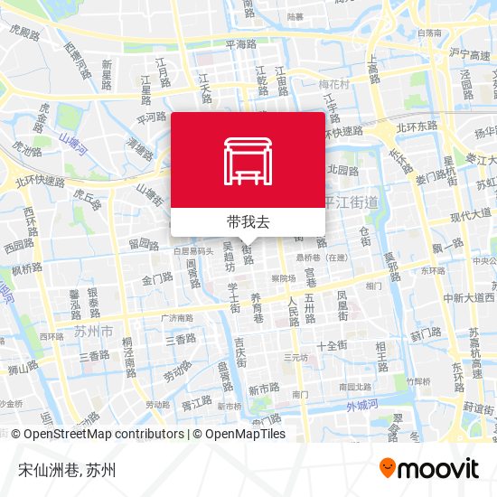 宋仙洲巷地图