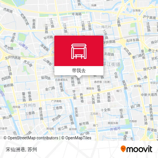 宋仙洲巷地图