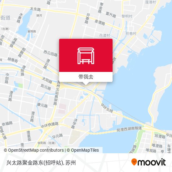 兴太路聚金路东(招呼站)地图